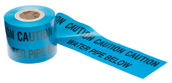 Picture of Ultratape Underground Marker Tape - Water Pipe Below - 150mm x 365m - [ULT-0026150365BWA]