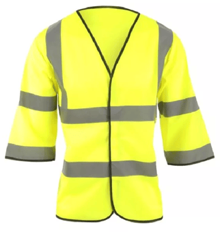 Picture of Yellow Hi-Vis 3/4 Sleeve Jacket - BI-44 - (DISC-W)