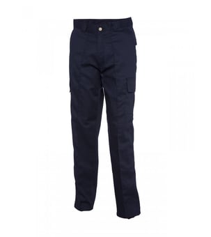 Picture of Uneek - Cargo Trouser - REGULAR 31" Inside Leg - 245g - Navy Blue - UN-UC902R-NVY