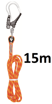 picture of LiftinGear Premium 14mm Polyester Rope Tag Line With Swivel Hook 15mtr - [GF-TL-TUZ014-KR-15MTR]