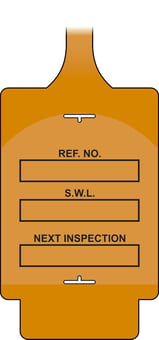 Picture of AssetTag Flex - SWL - Orange - Pack of 10 - [CI-TGF0410O]