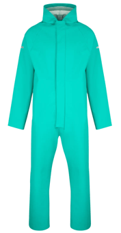 picture of Skytec Chem FR Boilersuit with Hood - Green - AL-FRBH-R