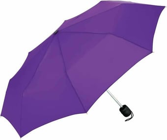 picture of Taylor & Ward Folding Umbrella - 43" 100cm Arc - Purple - [OTL-319082-PURPLE]