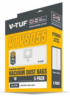 picture of Large H-Class Vacuum Cleaner Dust Bags - For MAXi Range - [VT-VTVS055]