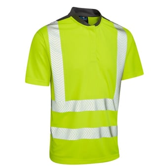 picture of Putsborough Yellow Hi Vis Performance T-Shirt - LE-T12-Y