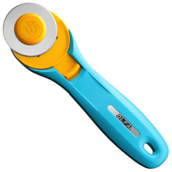 Picture of Olfa Quick-Change Rotary Cutter Aqua 45mm - [OFT-OLF/RTY2C]
