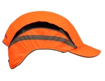 picture of 3M First Base 3 - Orange 55mm Reduced Peak Bump Cap - [3M-2021874]