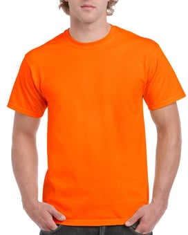 picture of 2000 Gildan Safety Orange Ultra Cotton Adult T-Shirt - 200g/m2 - BT-2000-SFORA
