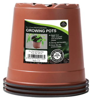 picture of Garland 17cm Professional Growing Pots - Pack of 3 - [GRL-W0116]