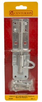 Picture of Centurion ZP Brenton Padlock Bolt 2A Pattern - 150mm (6") - [CI-DB38P]