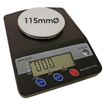 picture of ATP - Precision Weighing Balance - 230 x 180 x 60mm - 600g Capacity - Supplied with Battery - [AI-FGL-600]