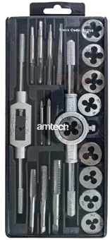 picture of Amtech 20 Piece Metric Tap and Die Set - [DK-S1256]