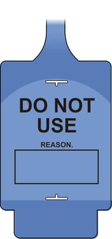 Picture of AssetTag Flex - Do not use 2 - Blue -Pack of 10 - [CI-TGF0610B]