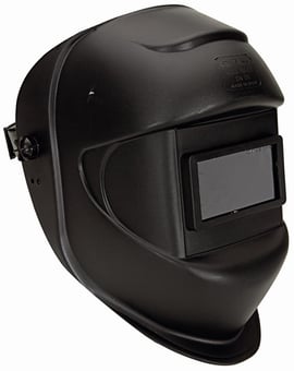 Picture of Climax - Black Head Welding Shield With Fixed Glass Filter Plate - [CL-405-CP-110-60]