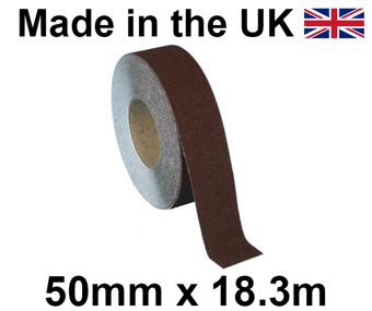 picture of Heskins - Standard Safety Grip Tape - BROWN - 50mm x 18.3m Roll - [HE-H3401G-BROWN-50]