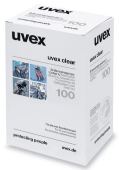 Picture of Uvex Clear Lens Cleaning Towelettes - [TU-9963005]