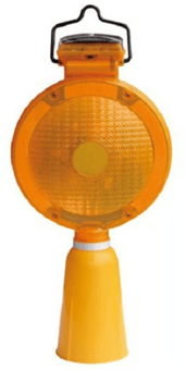 Picture of Way4Now - Solar Powered Roadsafe Traffic Cone Amber LED Barricade Light - Box Deal of 10 - [IH-SHU-CL-1Y] - (MP)