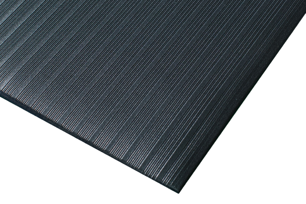 Picture of Kumfi Rib Anti-Fatigue Mat Black - 120cm x 180cm - [BLD-KR4872BL]