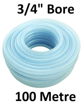 picture of Food Certified PVC Reinforced Hose - 3/4" Bore x 100m - [HP-FCRP20/26CLR100M]
