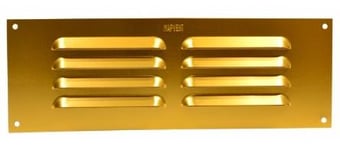 picture of Louvre Vent - Gold Aluminum - 229 x 76mm - CTRN-CI-VE15P