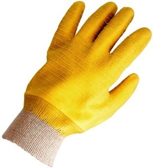 picture of Keep Safe Fully Coated Nitrile Knitwrist Gloves - [BL-671390]
