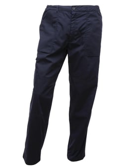 Picture of Regatta Men's Action Polycotton Trouser - Navy Blue - Regular Leg - BT-TRJ330R-NVY