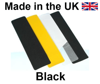 picture of Black Anti-Slip Self Adhesive Stair Cleats - 610mm x 150mm Pads - Sold Individually - [HE-H3401N]