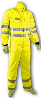 Picture of Francital Anti Cut Chainsaw Hi Vis Yellow Coverall Size 2XL - [SF-FI030-DUNE-Y] - (DISC-W)