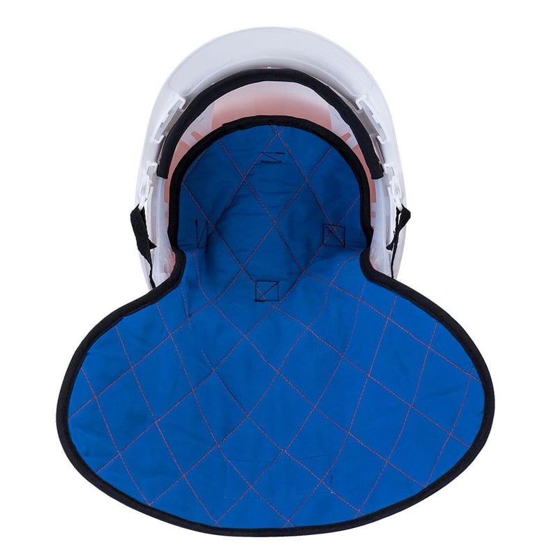 Portwest - Orange/Blue Cooling Crown with Neck Shade - [PW-CV03OBL] - (DISC-R)