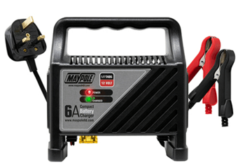 picture of Maypole MP7406 Compact Battery Charger 6A 12V - [MPO-7406]