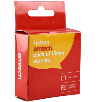 picture of Amtech 10mm Staples - Pack of 1000 - [DK-B3726]