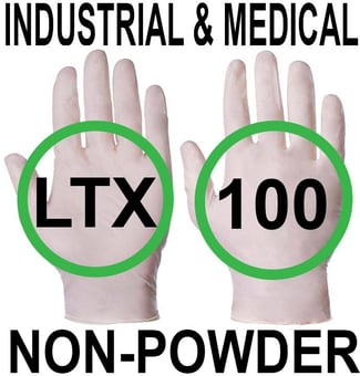 picture of Supertouch Natural Industrial And Medical Powderfree Latex Gloves - Box of 50 Pairs - ST-10201