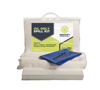 Picture of Beeswift Oil Only Spill Kit White 20L - [BE-BESOSK20]