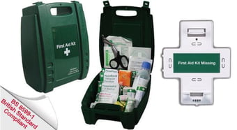 picture of Evolution Small British Standard Compliant Workplace First Aid Kits - [SA-605-K303PSM]