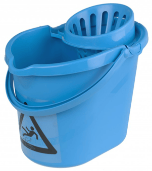 picture of Shadowboard - Mop Bucket With Ringer - Blue - 12 Litre - [SCXO-CI-SB-BUK01-BL]