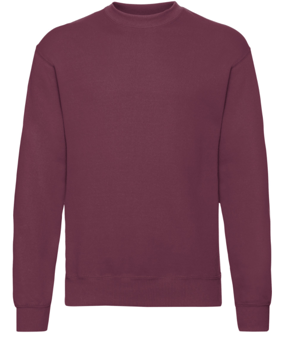 Picture of Fruit Of The Loom Adult Set-in Sleeve Sweatshirt - Burgundy Red - BT-62202-BURGUNDY