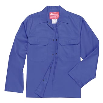 Picture of Portwest - Bizweld Flame Resistant Royal Blue Jacket - PW-BIZ2RBR - (DISC-R)