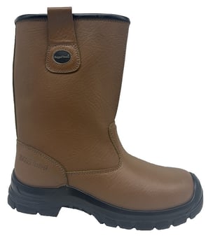 picture of Rugged Terrain RT505T Concord Tan Fur Lined Rigger Boot - S1P FO SR - BN-RT505T