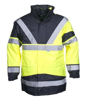 Picture of Sioen Siopor Skollfield 5 in 1 Hi Vis Jacket - SE-209AN2X93