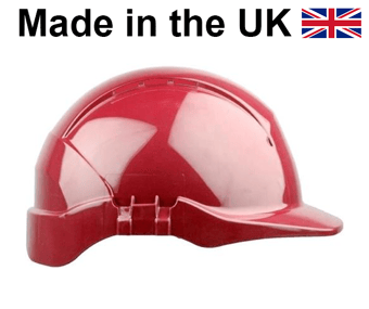 picture of Centurion Concept Red Non Vented Safety Helmet With Slip Ratchet - [CE-S09CRA]