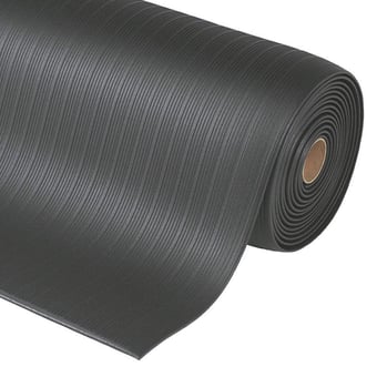 picture of Soft-Step Anti-Fatigue Anti-Slip Mat - Black/Black - 910mm x 1000mm - [WWM-12310-09110009-BKBK] - (LP)