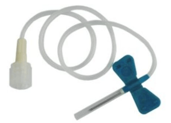 picture of Butterfly Needle Blue 23g x 1 - 1 Pack of 50 Units - [ML-K39/1]