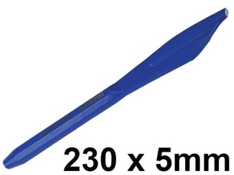 picture of Faithfull Fluted Plugging Chisel - 230 x 5mm - [TB-FAIFPC]
