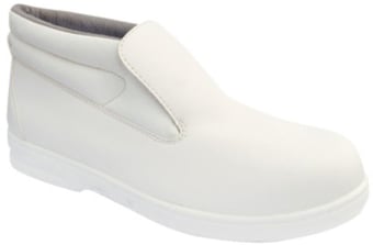 picture of Portwest S2 - SRC  Steelite Slip On White Safety Boot - PW-FW83WHR