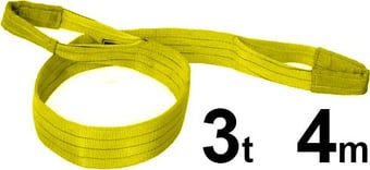 picture of LashKing - Polyester Webbing Sling - 3t W.L.L - Length: 4mtr - EN11492-1:2000 - [GT-DWS3T4M]