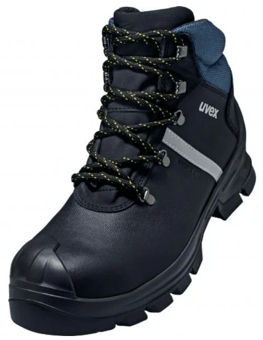 Picture of Uvex 2 Construction Lace-Up Safety Boots Black S3 SRC - TU-65122