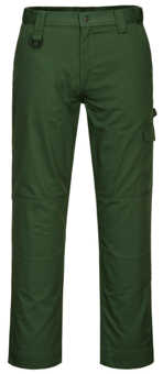 Picture of Portwest - Super Work Trouser - Forest Green - Polycotton - Regular Leg - PW-CD884FGR