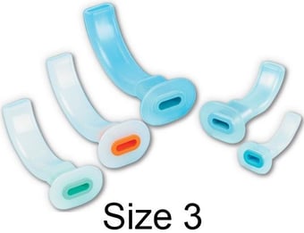 picture of Guedel Airway Size 3 - Single Use - [SA-A514] - (DISC-R)