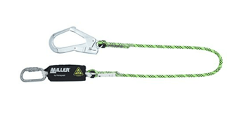 picture of Honeywell Shock Absorbing Lanyard Kernmantel 1.5m - 1QT and 1Go55 Edge Tested - [HW-1032373]