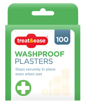 picture of Treat & Ease Washproof Plasters 100 Pack - [OTL-321323]